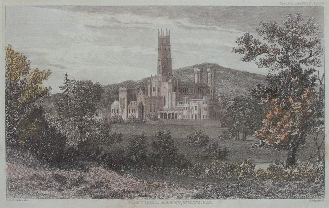 Print - Fonthill Abbey - Barnett